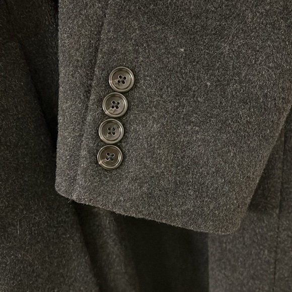 J Crew charcoal pea coat - Picture 6 of 6